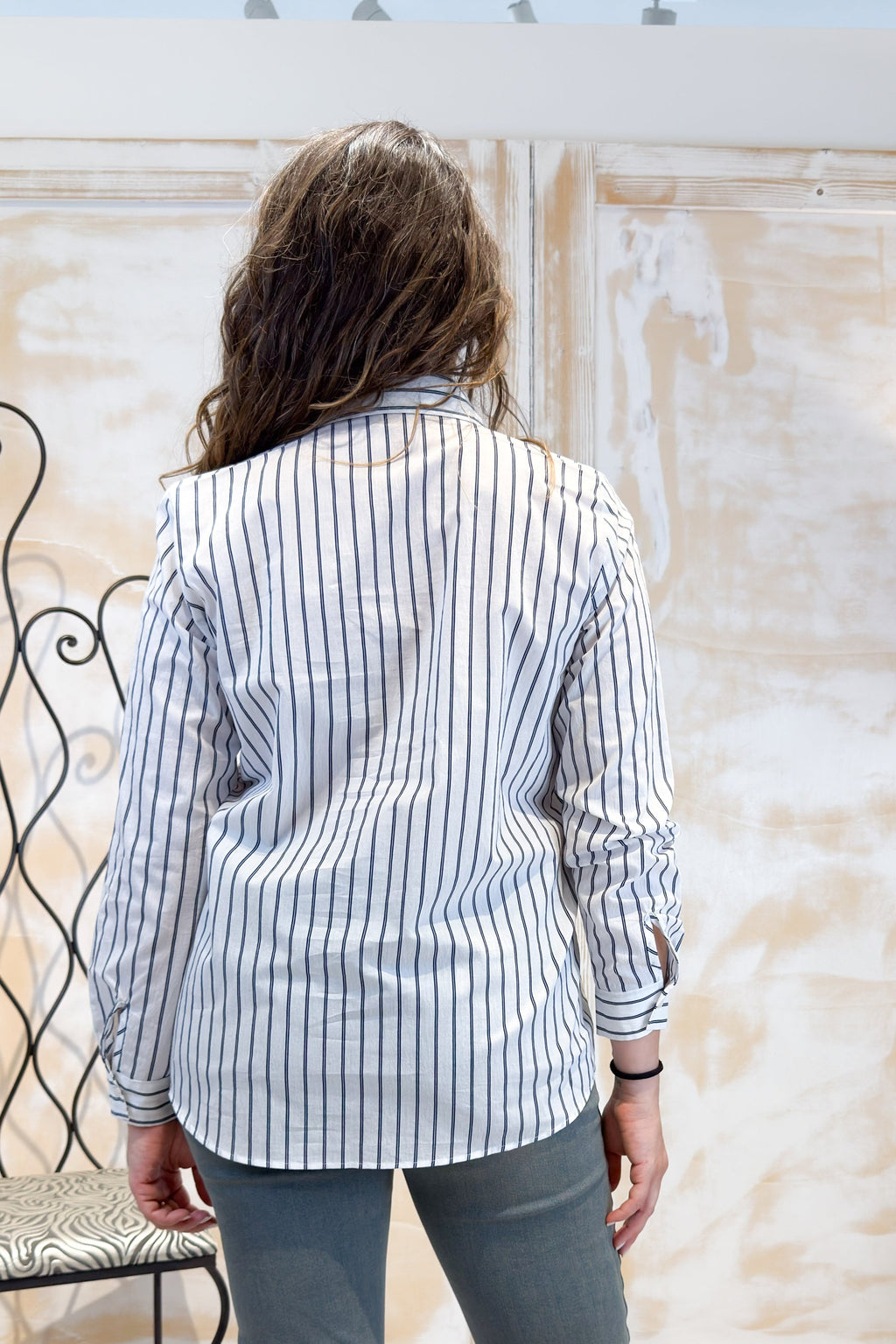 Camicia manica lunga in misto cotone EMME