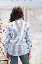 Camicia manica lunga in misto cotone EMME
