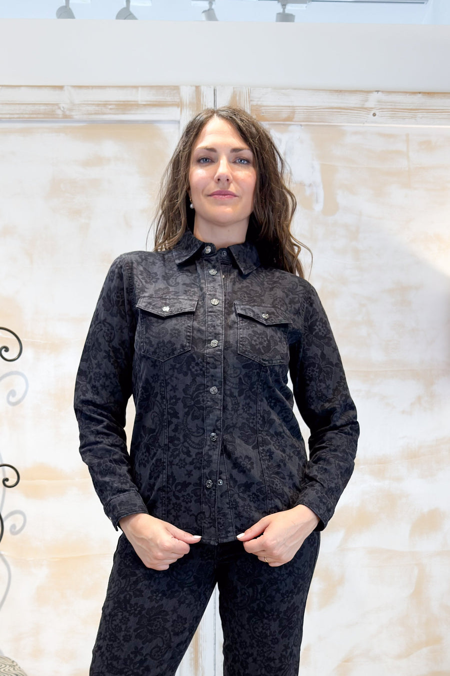 Camicia in denim slim fit LIU JO
