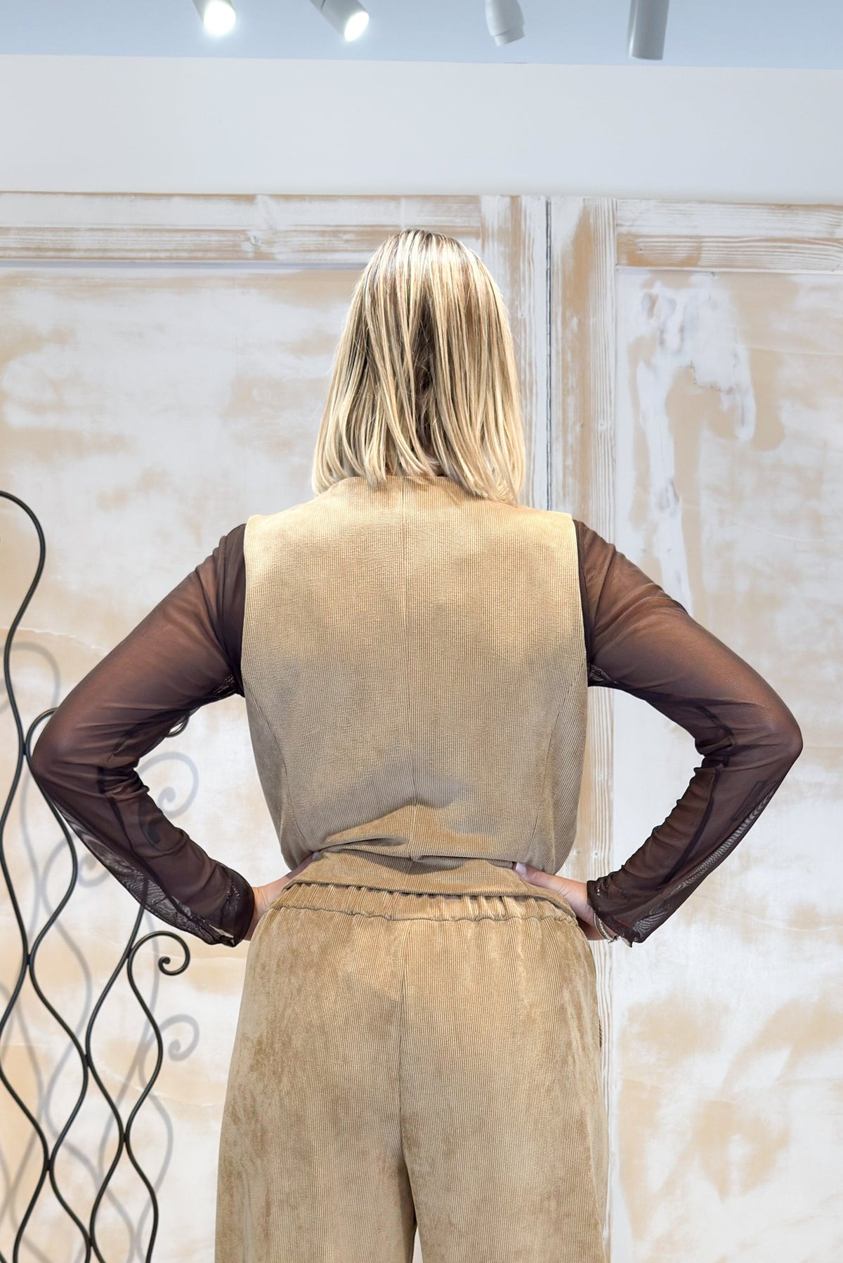 Gilet in velluto EMME