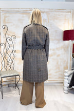 Cappotto in lana check LIU JO