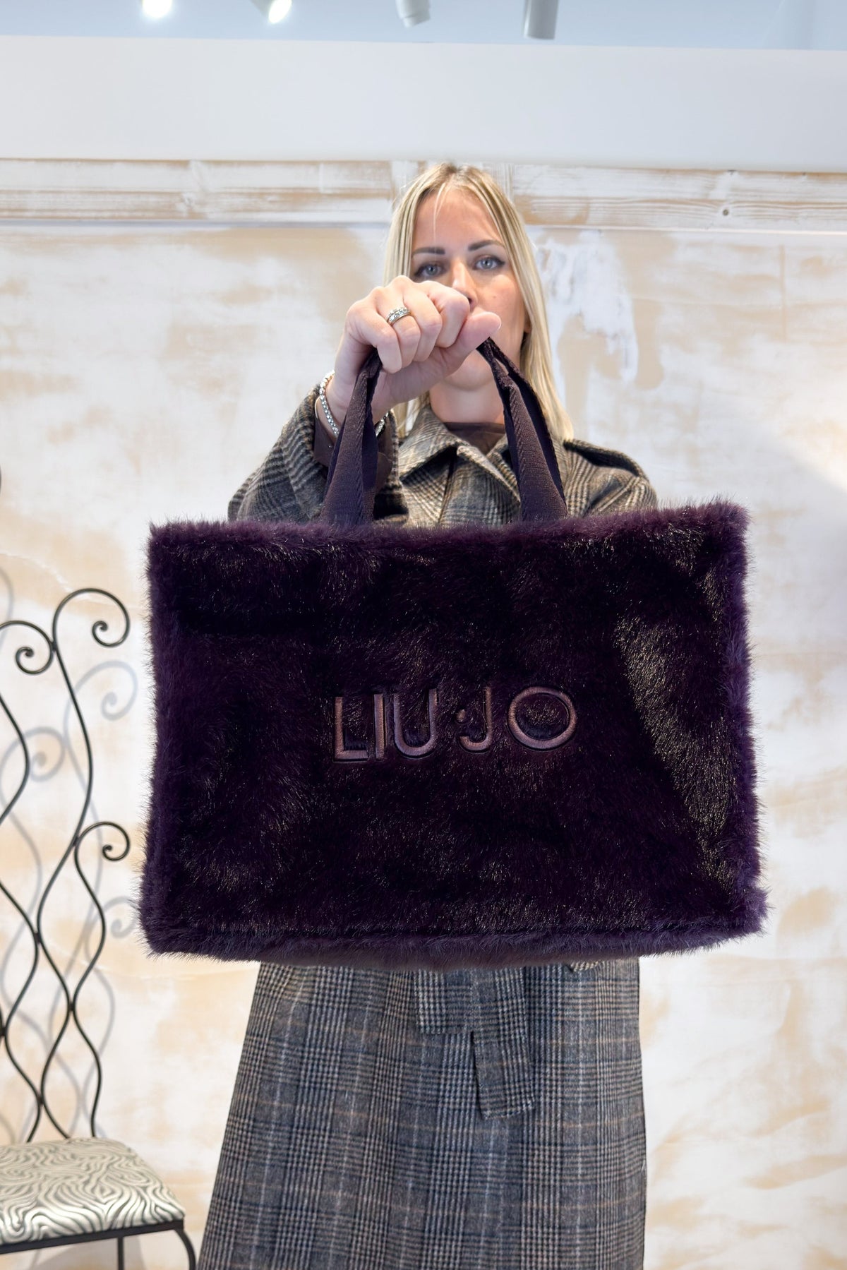 Borsa grande in teddy LIU JO