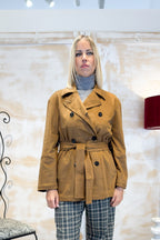 Cappotto in jersey suede EMME