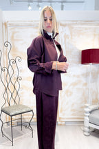 Camicia con inserto in raso LIU JO