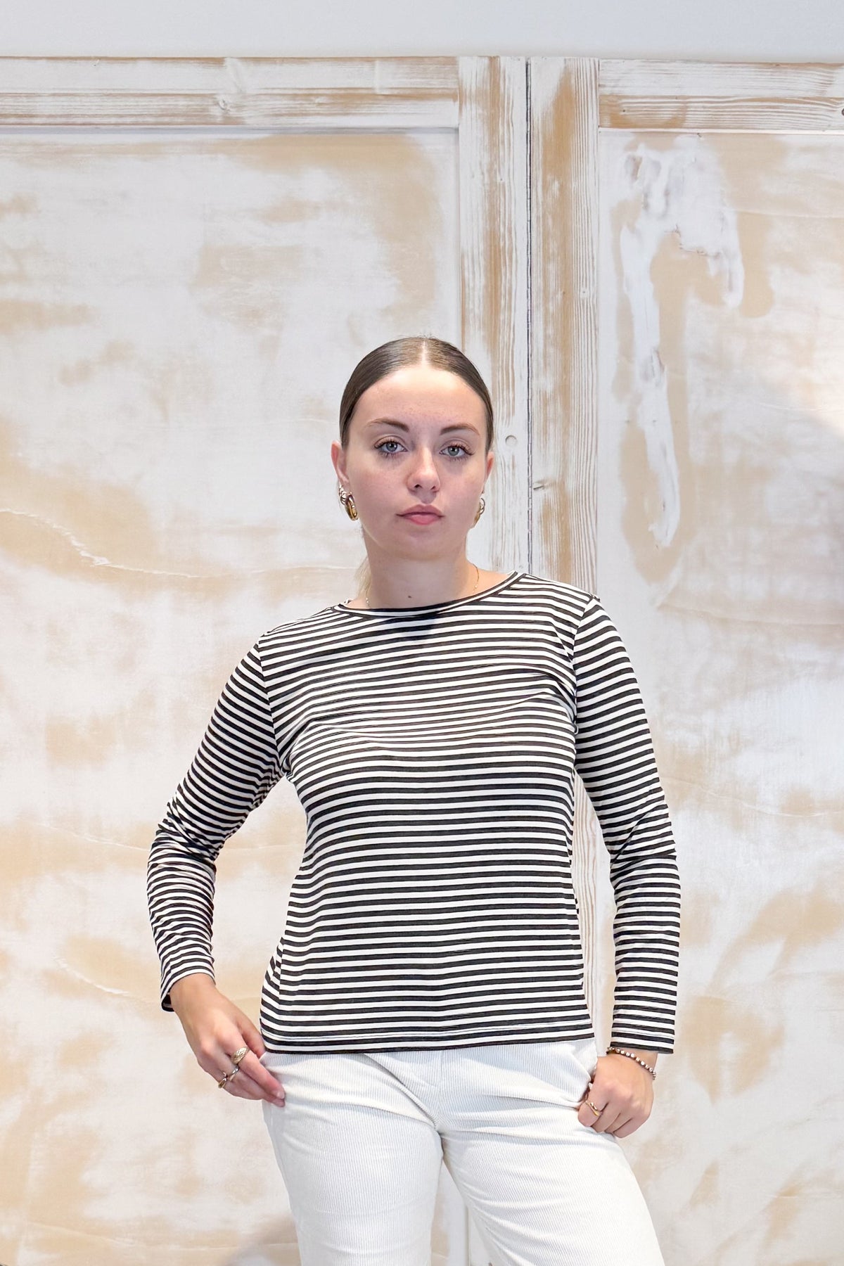T-shirt in viscosa stretch EMME