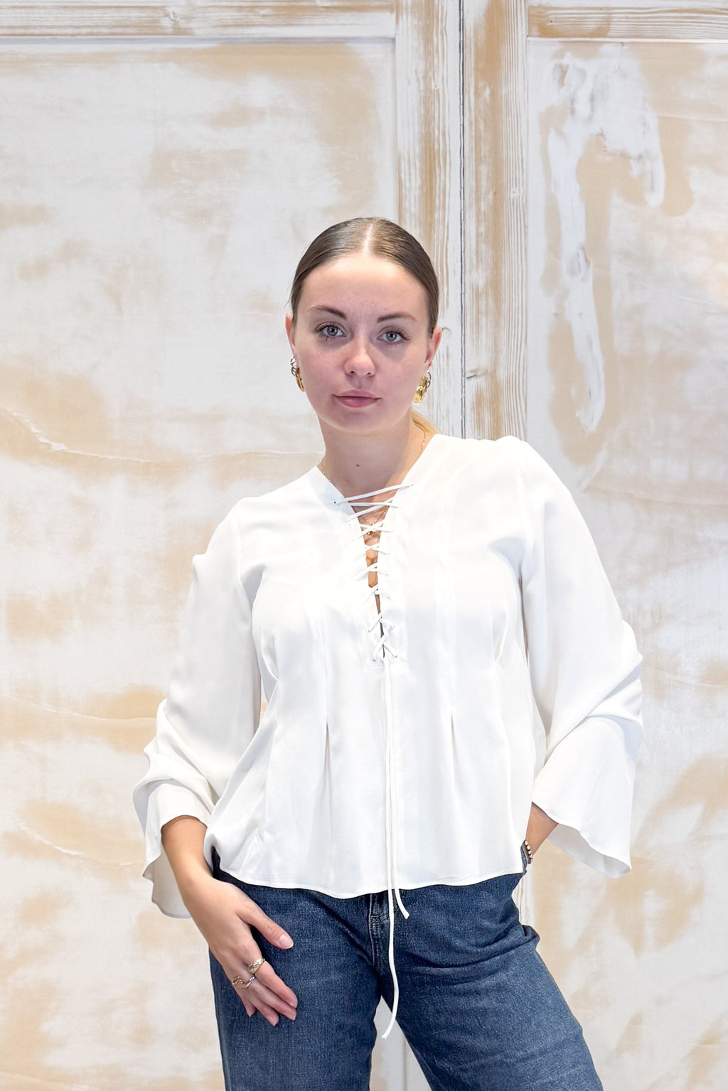 Camicia in misto seta EMME