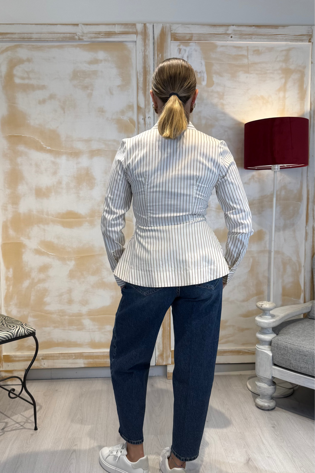 Camicia slim gessata EMME