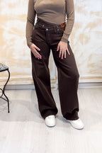 Pantalone con cintone asimmetrico LIU JO