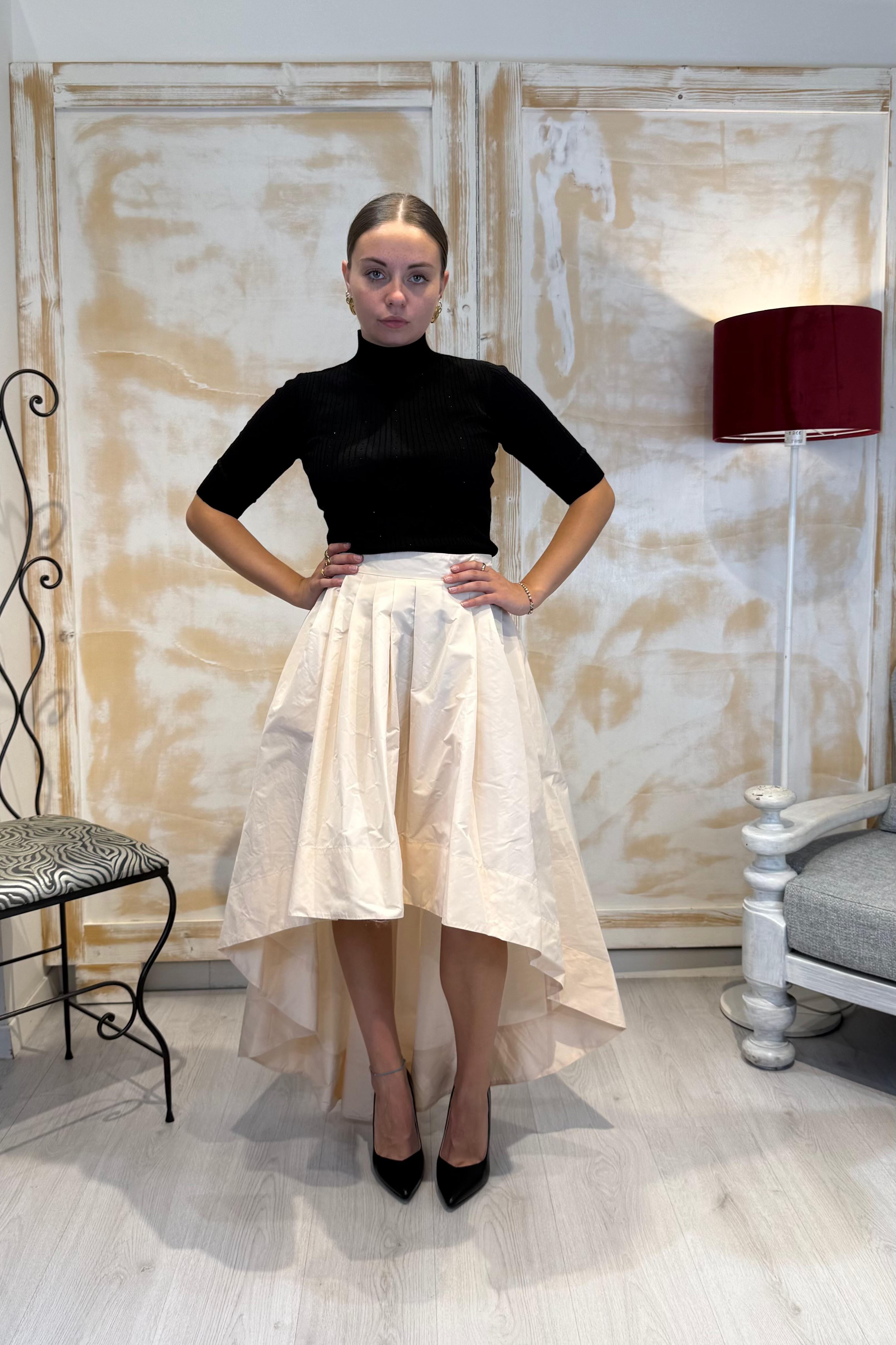 Gonna in taffetà elegante LIU JO