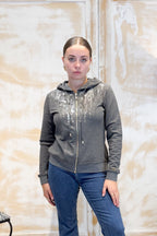 Felpa aperta con paiettes LIU JO