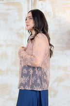 Camicia in pizzo chantilly EMME - Malva