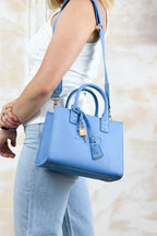 Borsa a mano piccola in saffiano LIU JO - Azure blue