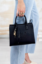 Borsa a mano piccola in saffiano LIU JO - Black