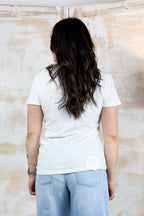 T-shirt slim-fit LIU JO - White milk/leis.time