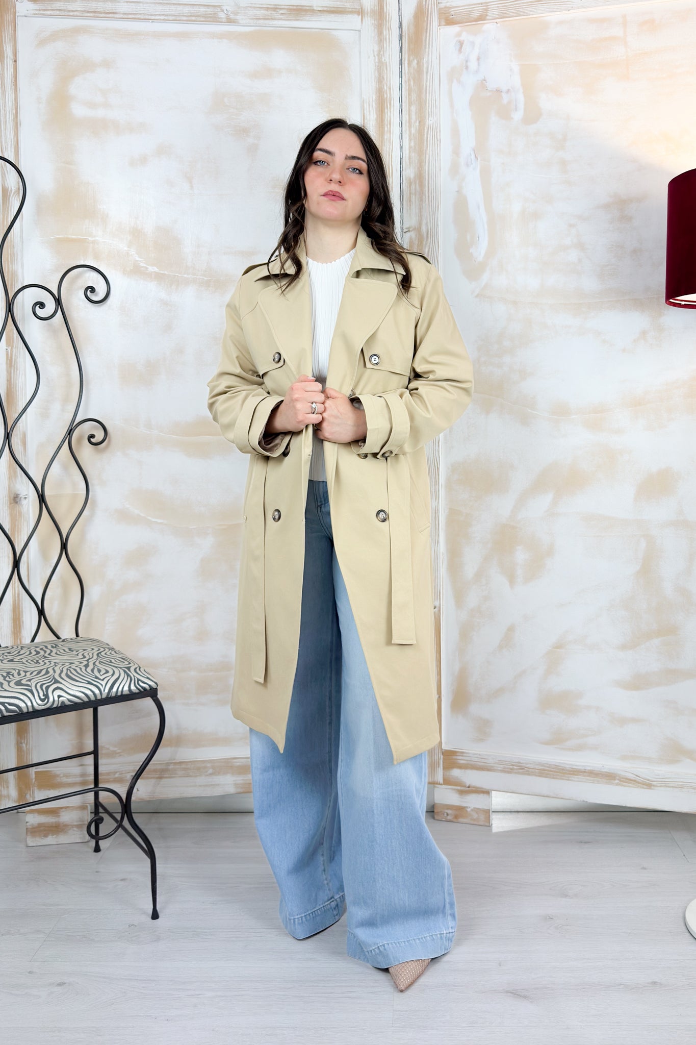 Trench lungo MANILA GRACE - Corda
