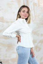 Camicia in popeline basica KAOS - Bianco