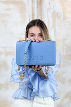 Borsa tracolla con catena LIU JO - Azure blue