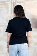 T-shirt con applicazioni LIU JO - Nero LiuJo studs