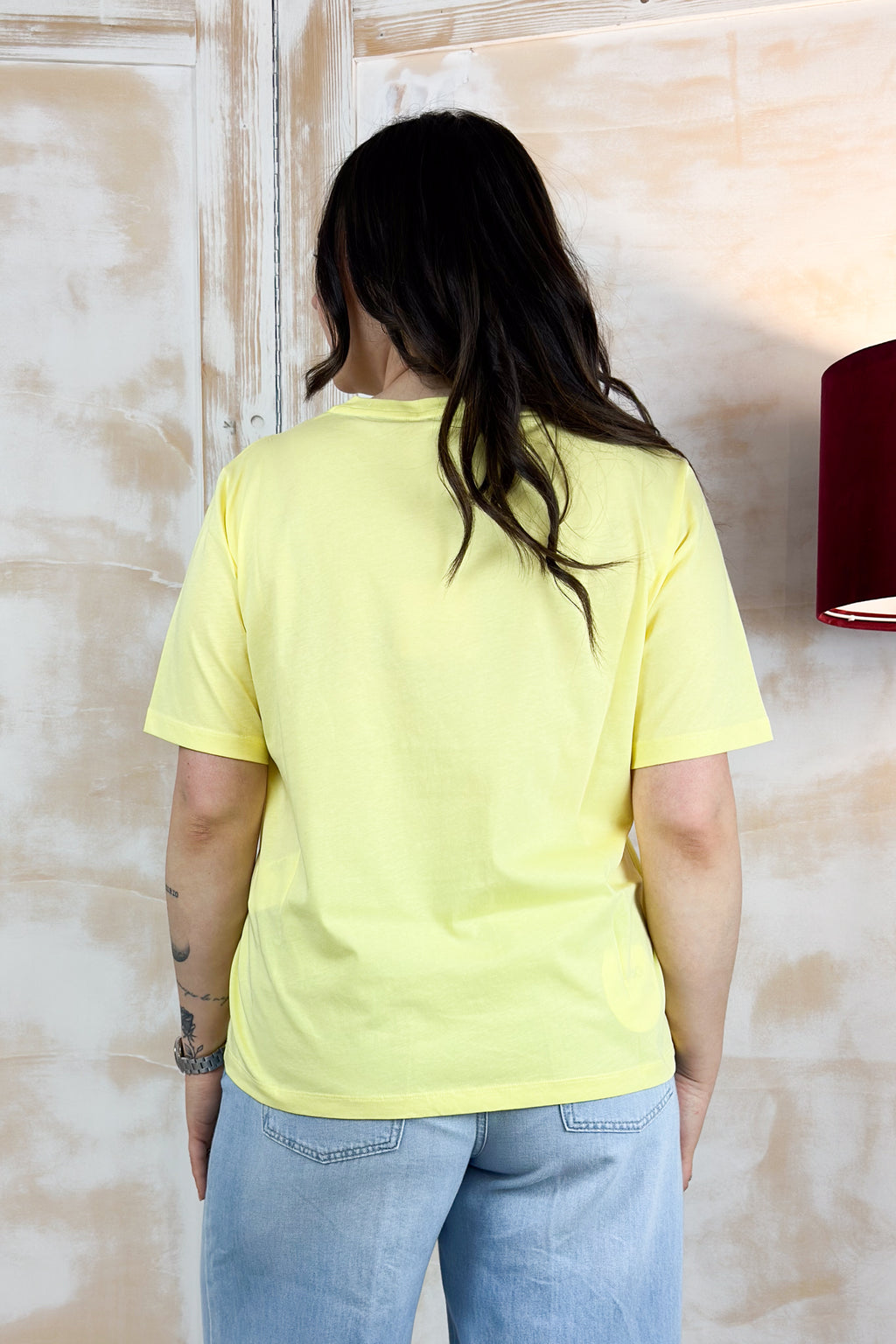 T-shirt over con scritta LIU JO - Jasmine/happy hour