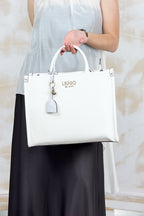 Borsa a mano quadrata media LIU JO - Cream