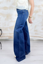 Jeans flare parfait vita alta LIU JO - Den.blue dk.real was