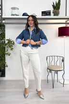 Camicia in denim boxy LIU JO