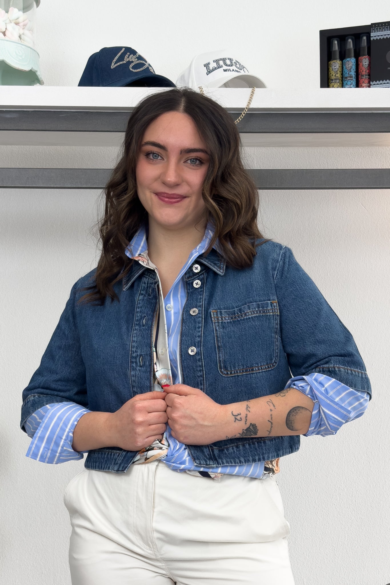 Camicia in denim boxy LIU JO