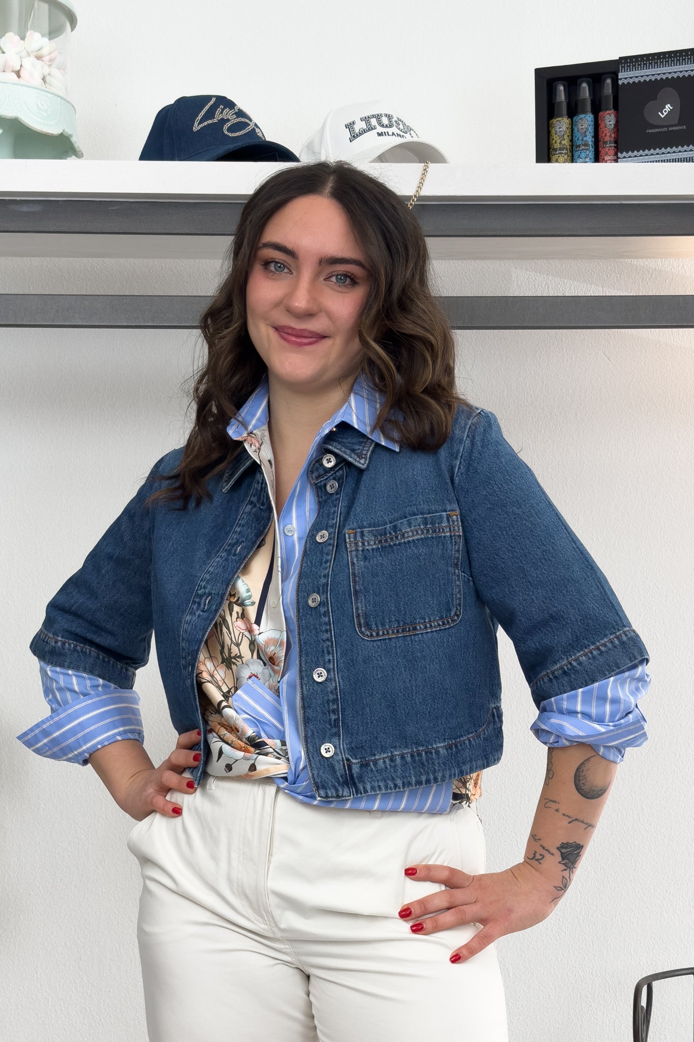 Camicia in denim boxy LIU JO