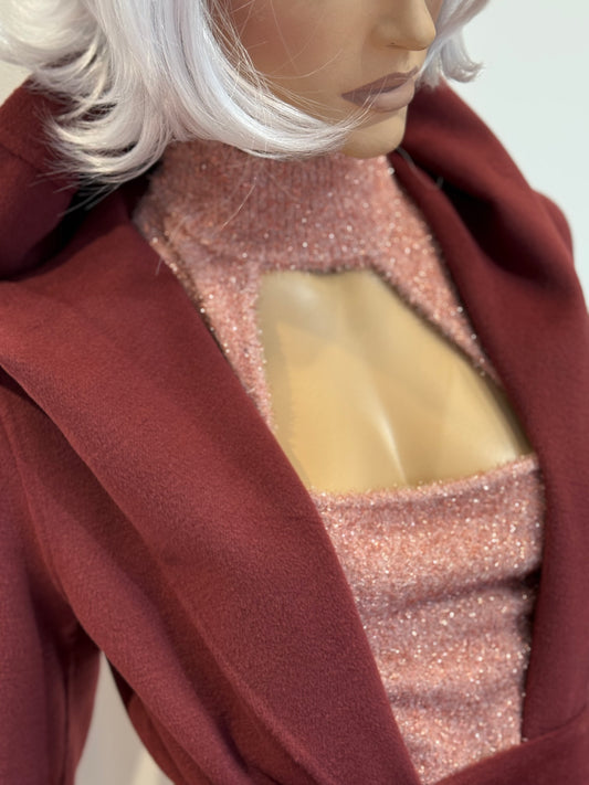 Top maglia con oblo cut-out Liu.Jo