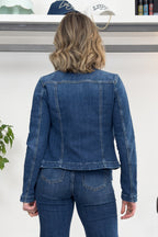 Giacca in denim con bottoni logati LIU JO