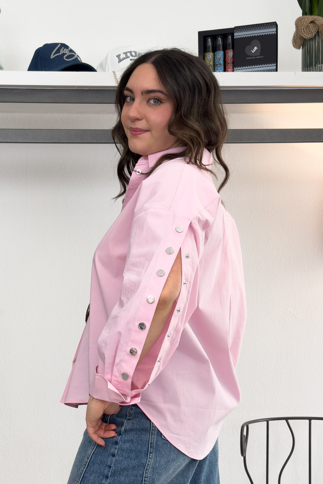 Camicia over con cut out sulle maniche LIU JO
