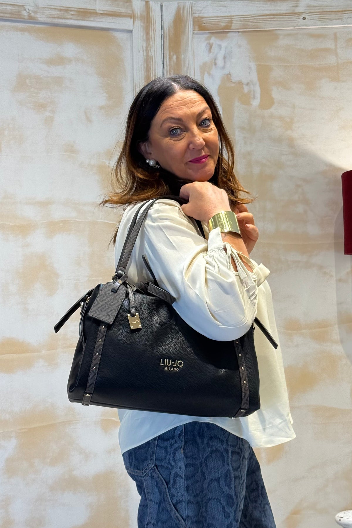 Borsa bauletto con tracolla LIU JO
