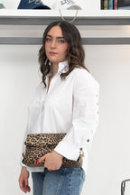 Camicia over con cut out sulle maniche LIU JO