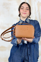 Borsa a tracolla piccola in saffiano LIU JO - Sequoia