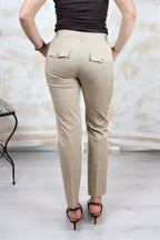 Pantalone New York in popeline MANILA GRACE - Corda