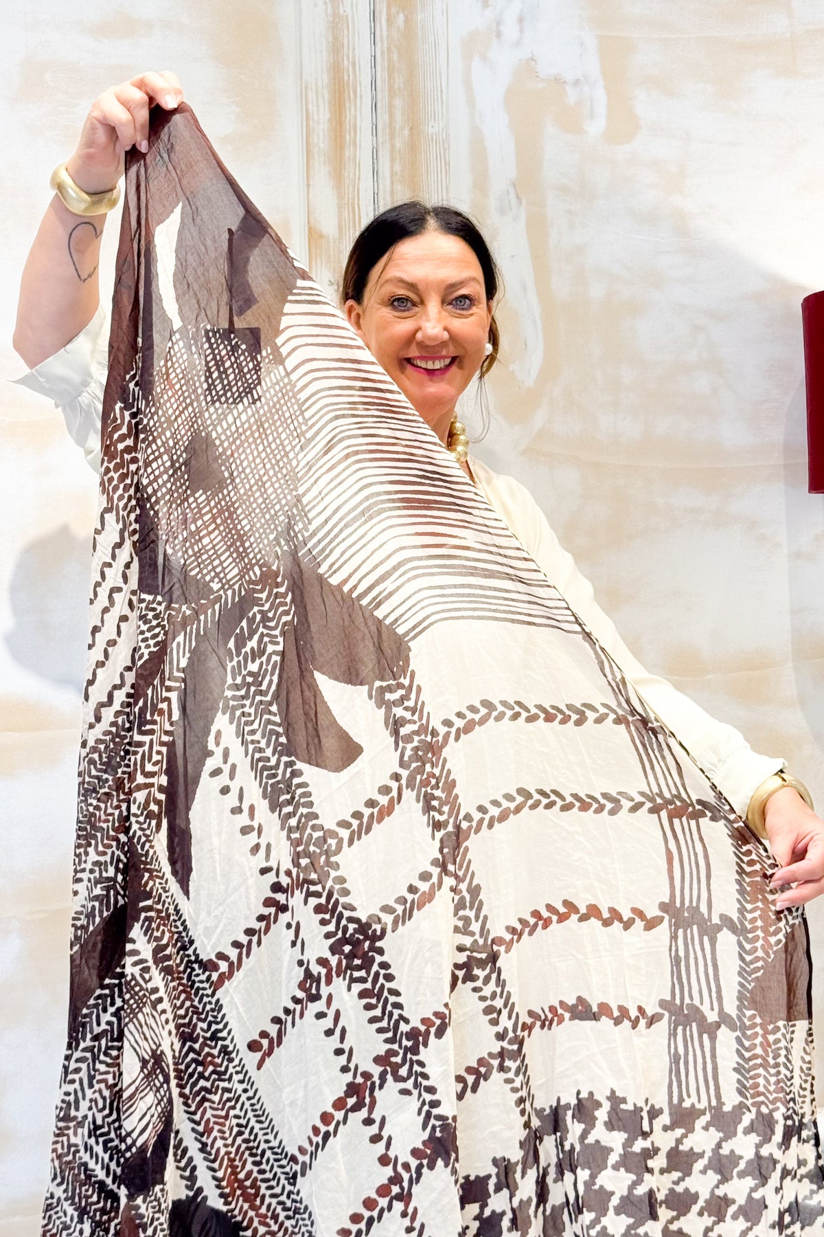Foulard in cotone e seta MANILA GRACE