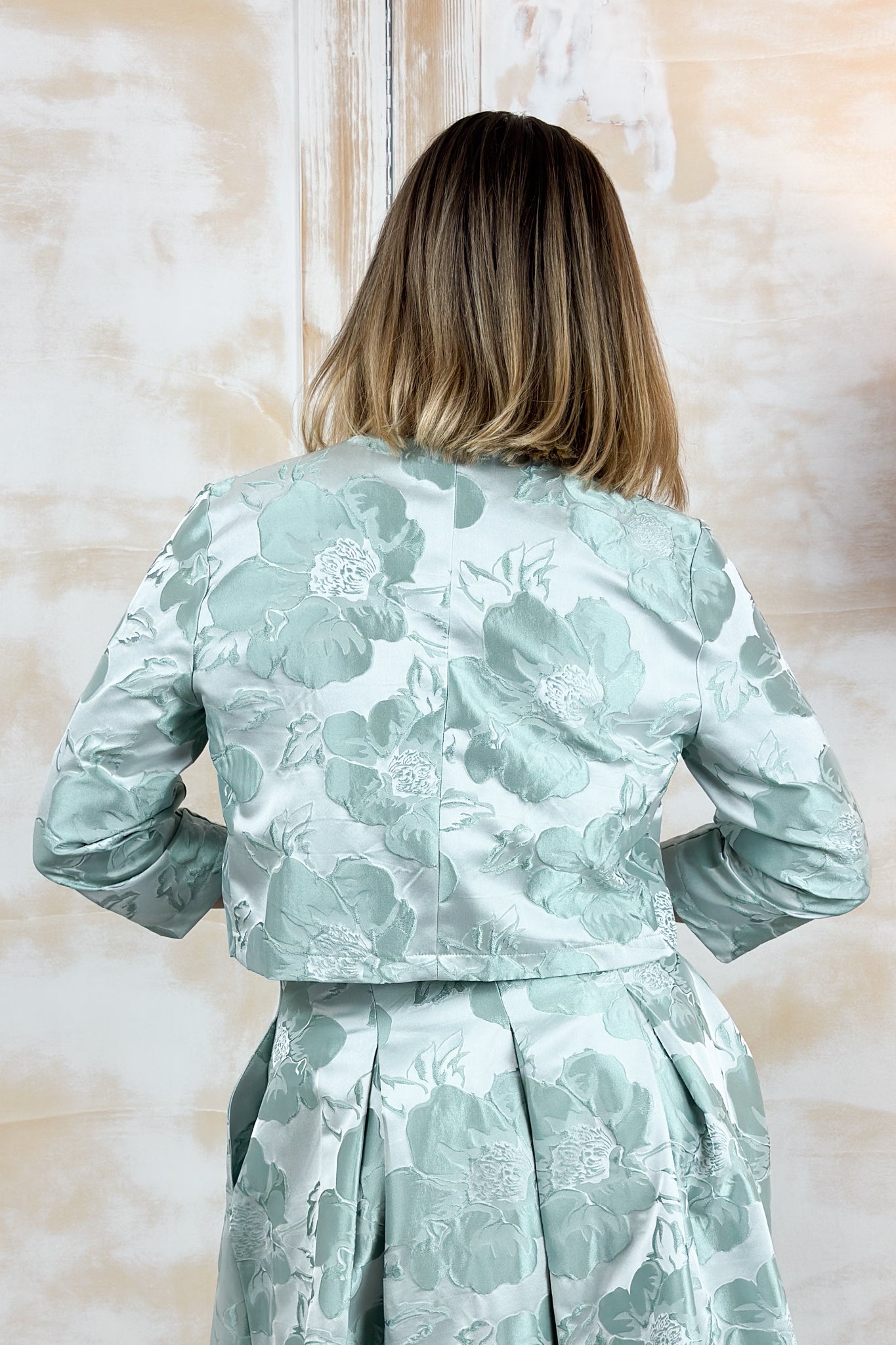 Giacca in jacquard LANACAPRINA - Verdino