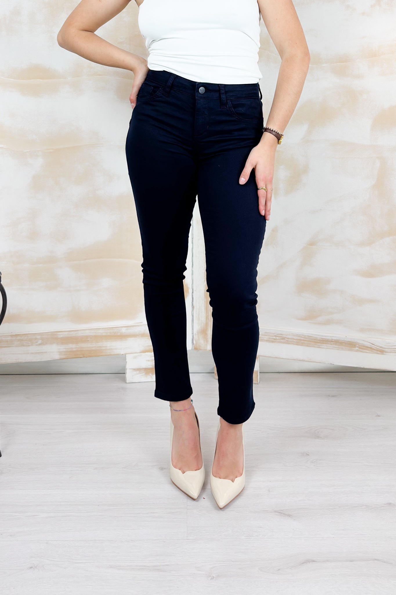 Pantaloni skinny 5 tasche LIU JO - Night blu sky