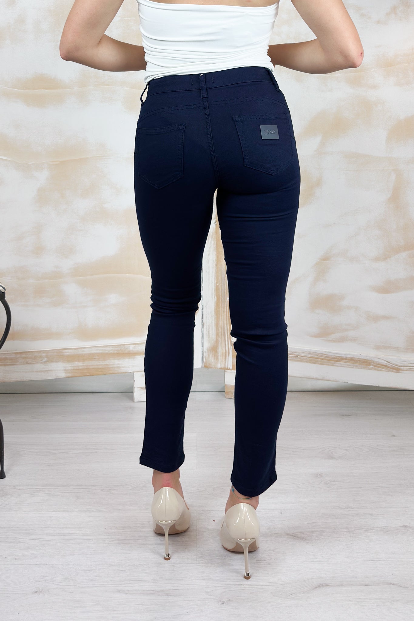 Pantaloni skinny 5 tasche LIU JO - Night blu sky