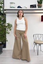 Canotta a costine in cotone stretch EMME