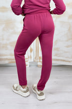 Pantaloni jogging scuba LIU JO - Amarena