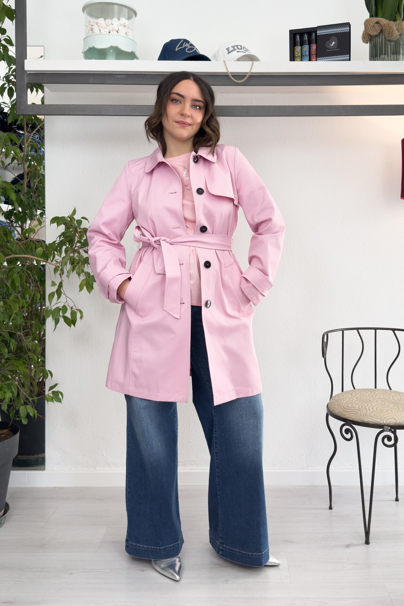 Trench monopetto antigoccia EMME