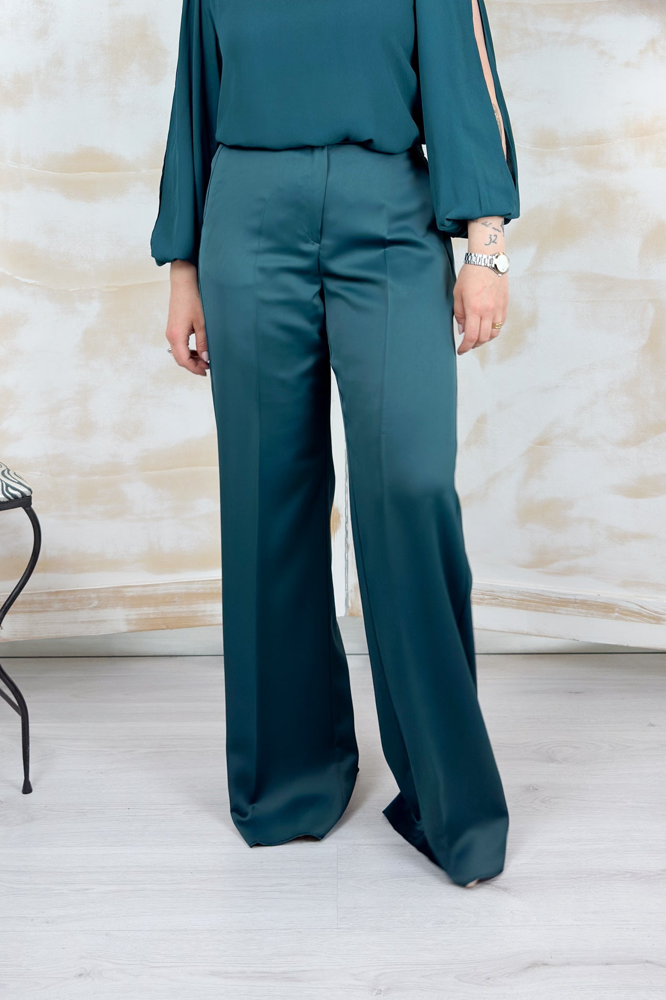 Pantalone in raso matte EMME