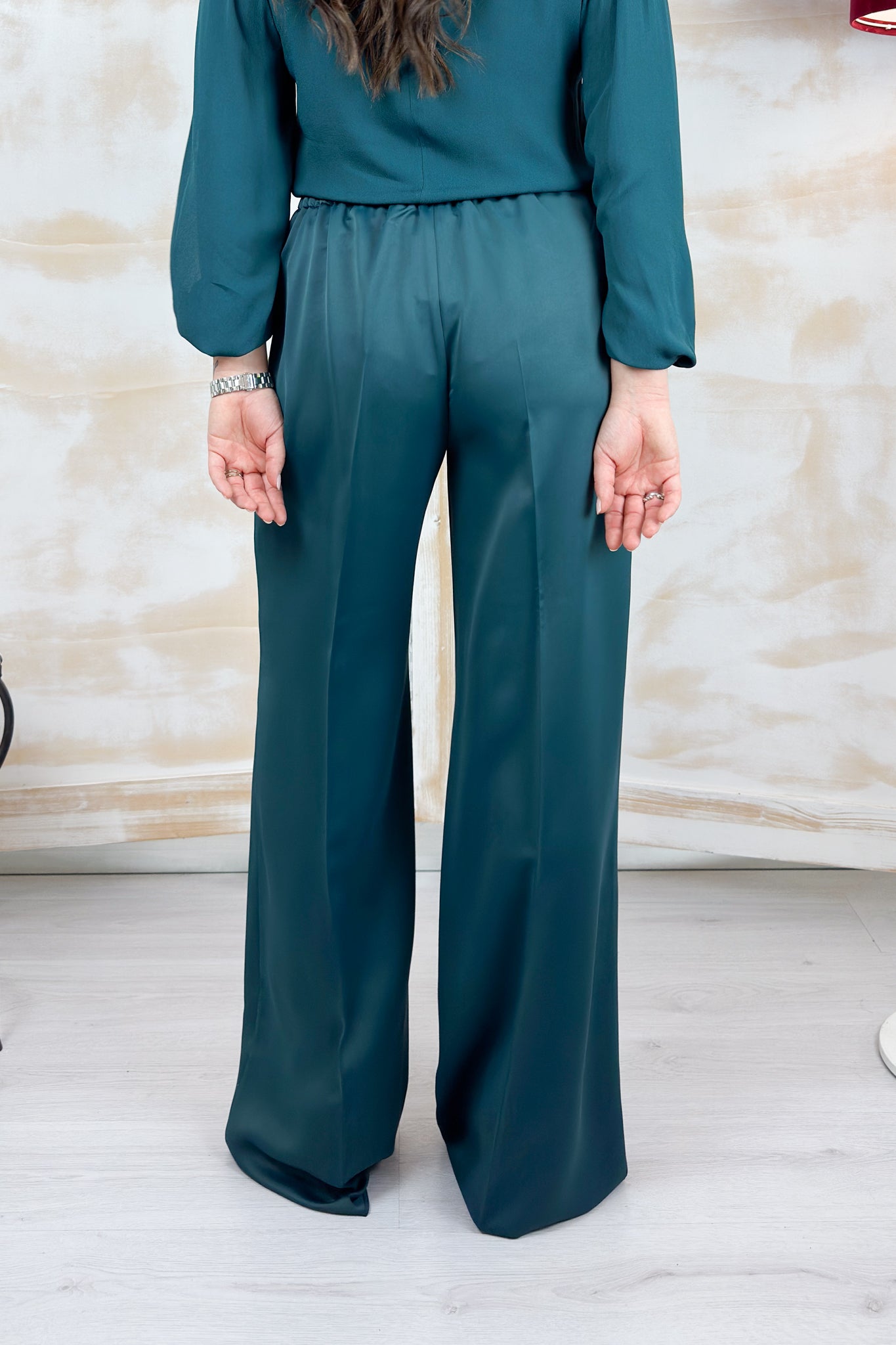 Pantalone in raso matte EMME
