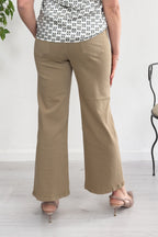 Pantalone in gabardina stretch trombetta EMME