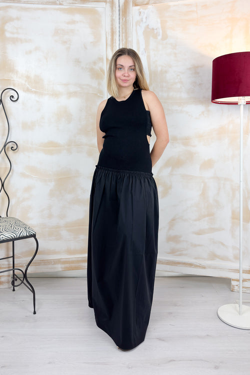 Abito lungo con cut-out LIU JO - Black