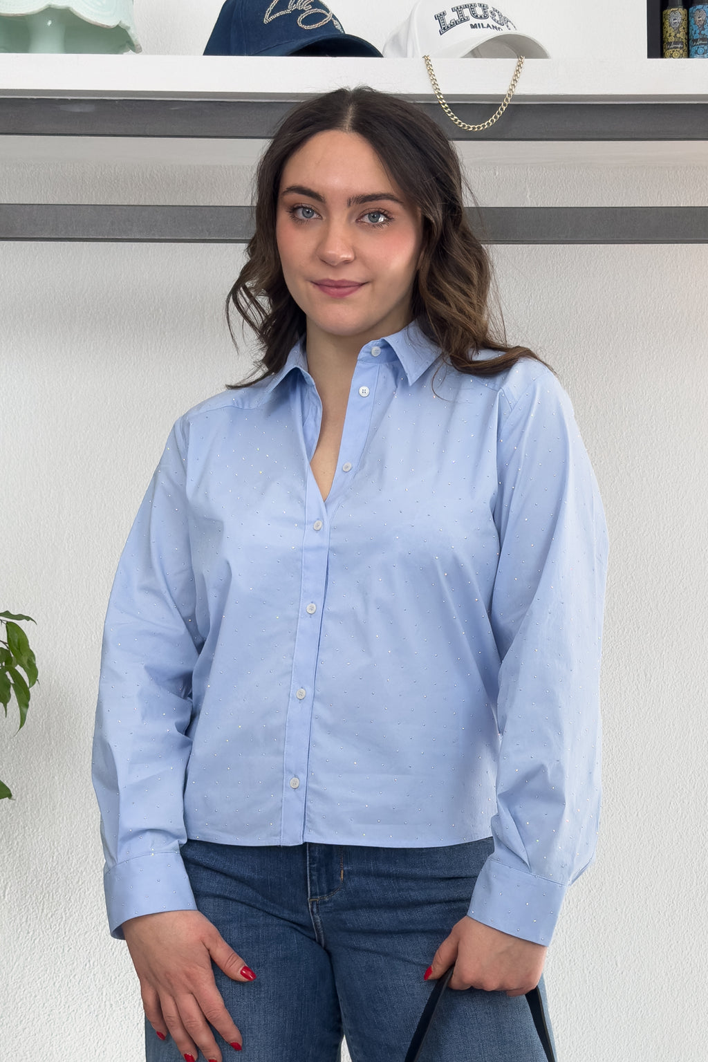 Camicia in popeline di misto cotone EMME