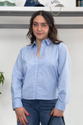 Camicia in popeline di misto cotone EMME