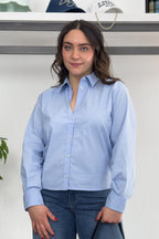 Camicia in popeline di misto cotone EMME