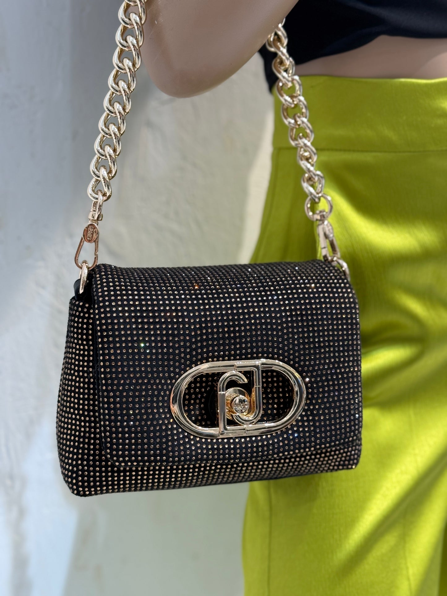 Borsa La PUFFY con strass